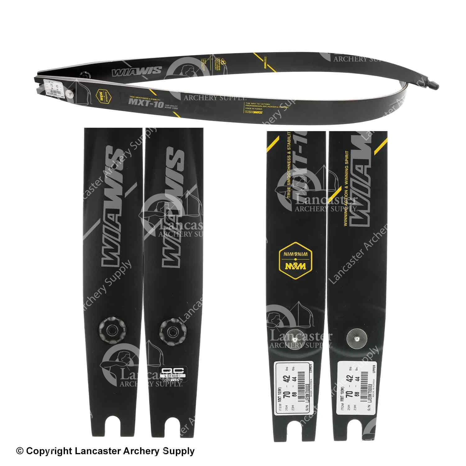 Win Win Wiawis MXT-10 Wood/Carbon Limbs (Open Box X1030169) - Image 2