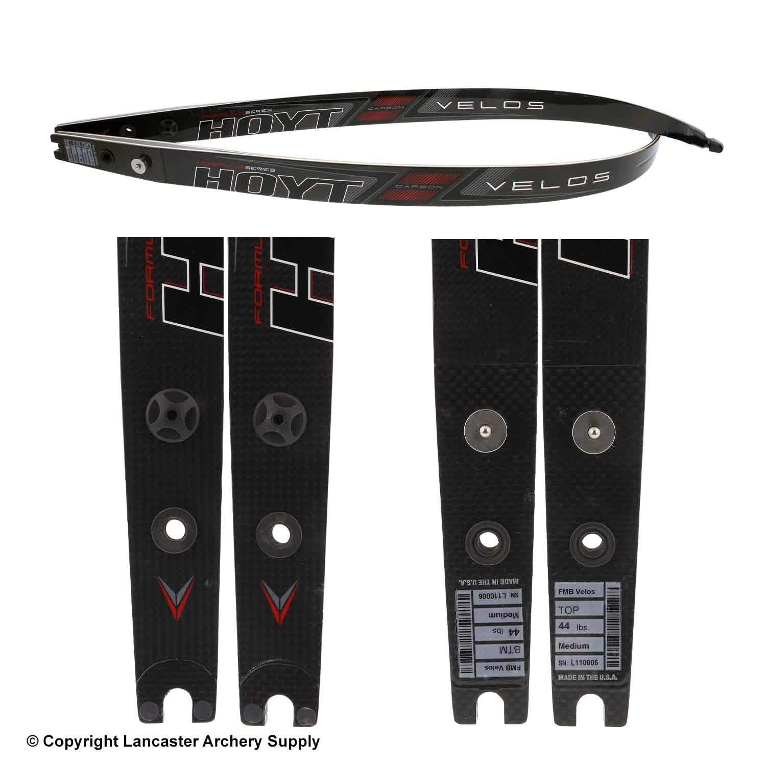 Hoyt Formula Carbon Velos Bamboo Recurve Limbs (Open Box X1030451) - Image 2