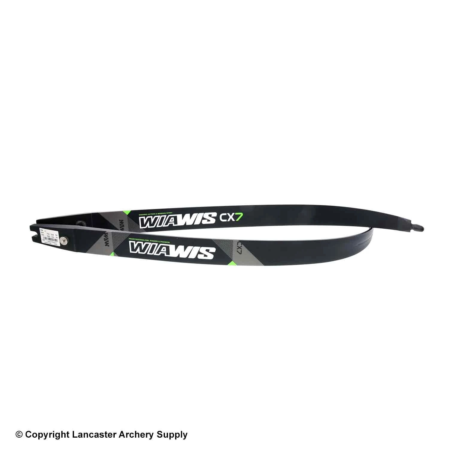 Win&Win WIAWIS CX7 Recurve Limbs (Foam Core) (Open Box X1031050)