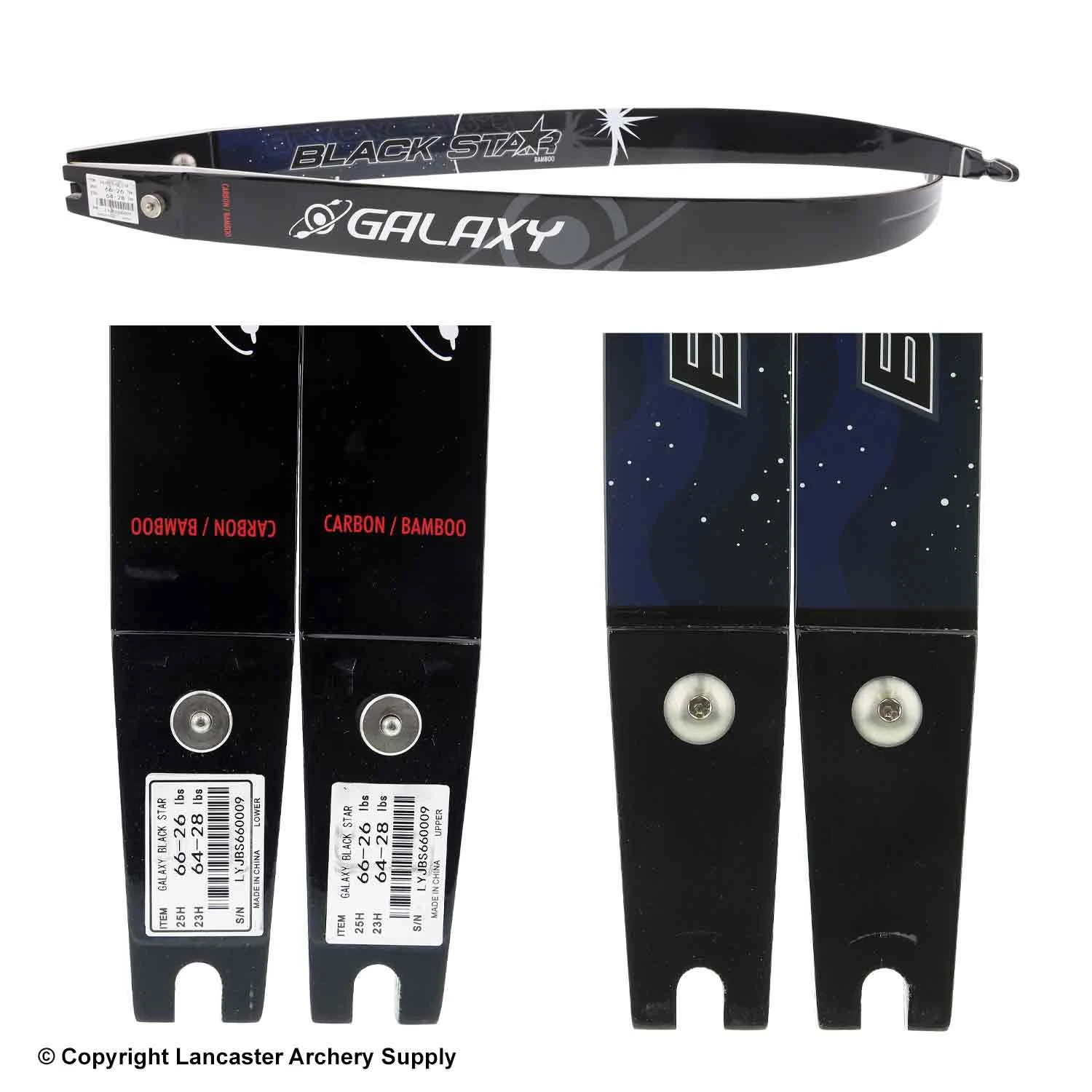 Galaxy Black Star ILF Recurve Limbs (Open Box X1031226) - Image 2