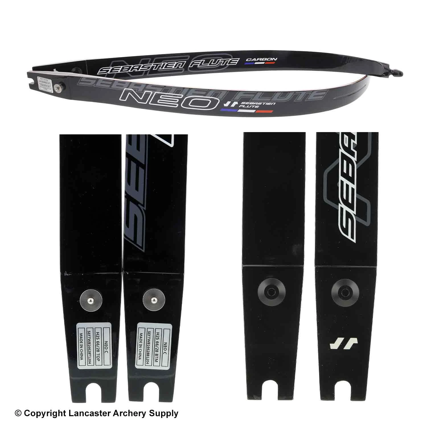 Sebastien Flute NEO Carbon Wood ILF Recurve Limbs (Open Box X1032761) - Image 2