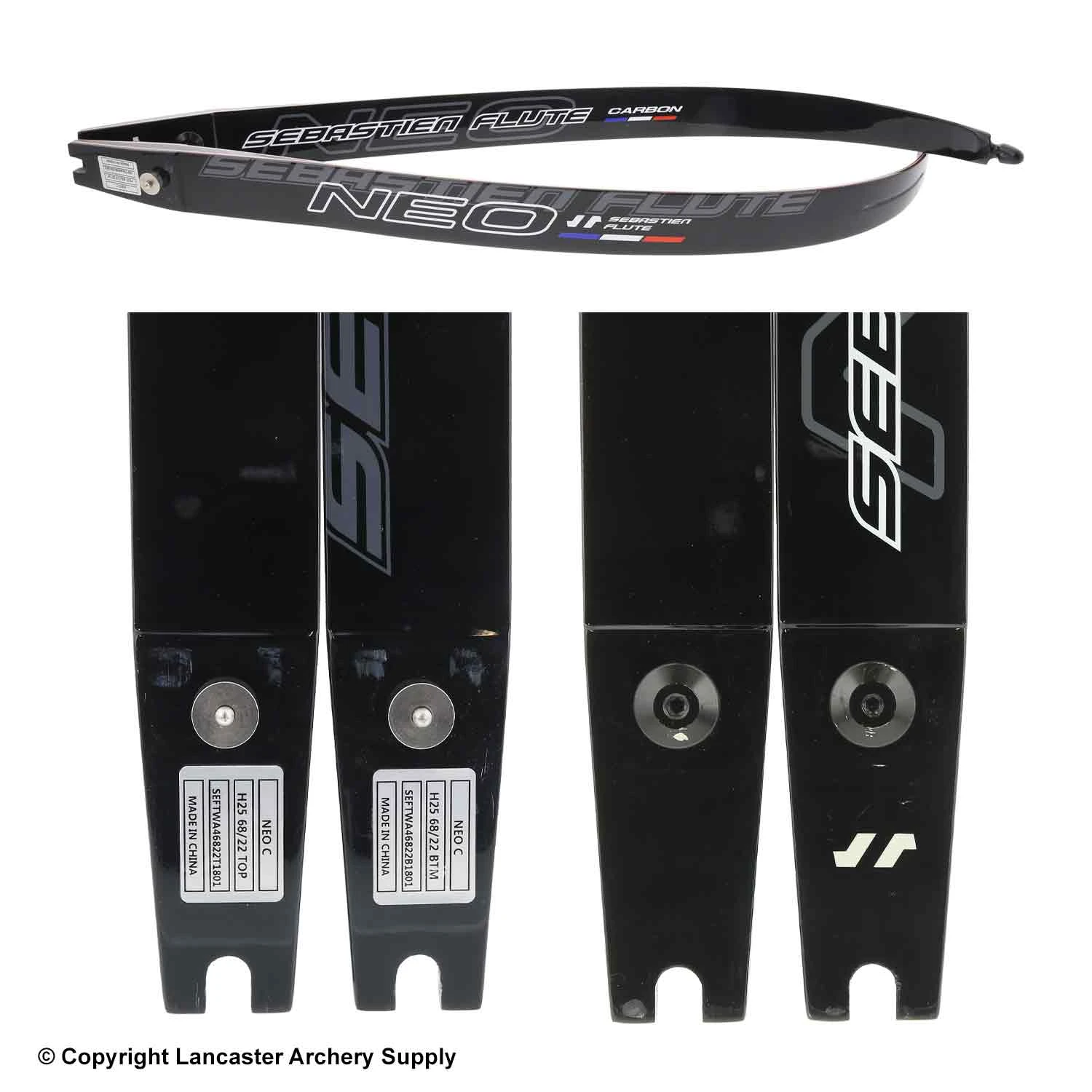 Sebastien Flute NEO Carbon Wood ILF Recurve Limbs (Open Box X1032896) - Image 2