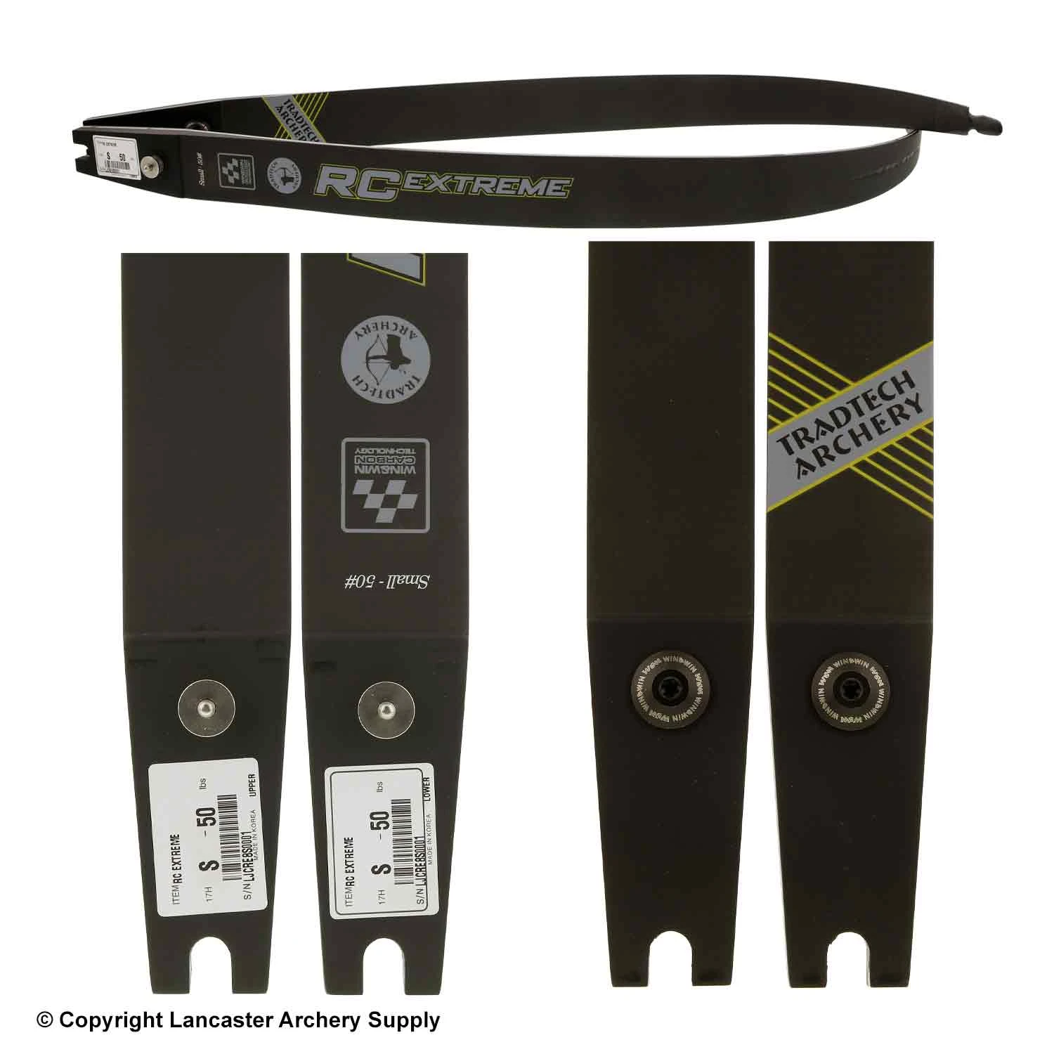 TradTech RC Extreme Carbon/Foam Recurve Limbs (Open Box X1032916) - Image 2