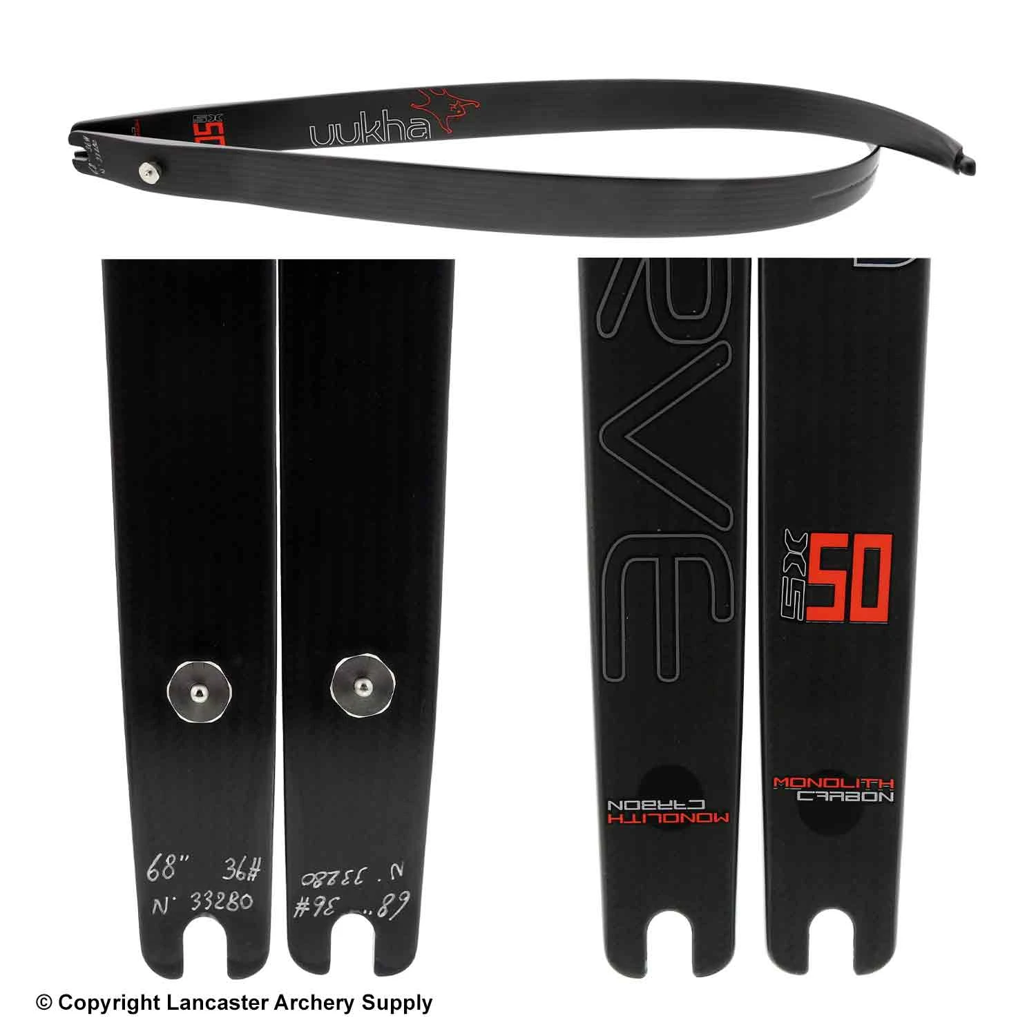 Uukha SX50 ILF Recurve Limbs (Open Box X1033673) - Image 2